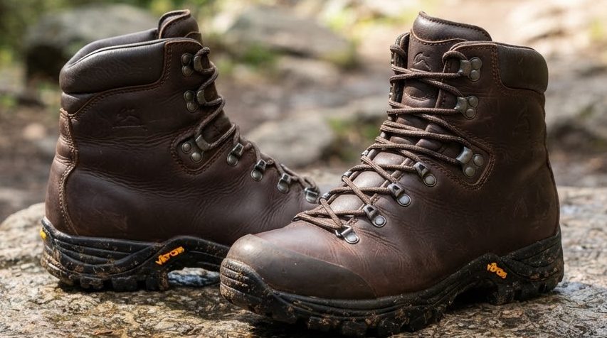 Explorer Leather Boots — detail view